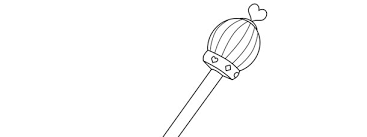 You might also like our disney princesses coloring pages! Scepter Template Large