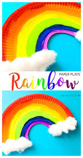 Easy Paper Plate Rainbow Craft Arty Crafty Kids So i know this is a case where i'm going to want to.