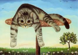 s dnyom koshek hudozhnik anna hollerer koshachij art koshachi kartiny koshachij risunok