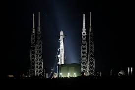 A view of spacex's first 60 starlink satellites in orbit, still in stacked configuration, with the earth as a brilliant blue backdrop on may 23, 2019. Spacex Again Delays Starlink Internet Satellite Launch The New York Times