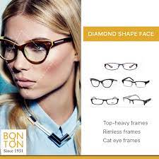 Eyeweartips Flauntitright Cat Eye Rimless And Top Heavy Frames Look Great On People With A Diamon Diamond Face Shape Diamond Face Diamond Face Shape Glasses