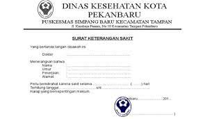 Check spelling or type a new query. 7 Contoh Surat Keterangan Sakit Yang Benar Terlengkap