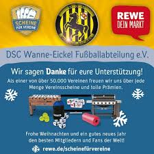 Bei unserer tiefen verbundenheit zu unser heimatstadt. Rewe Scheine Fur Dsc Wanne Eickel Fussballabteilung Facebook