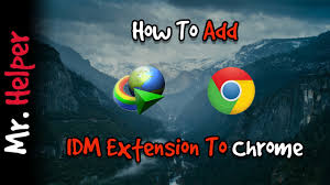 Ayrıca idm nin microsoft edge eklentisi var. How To Add Idm Extension To Google Chrome Mr Helper