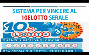 Il 10 e lotto alla pari del classico gioco nazionale nato a genova nel 1617 e che da subito divenne la lotteria più popolare in assoluto, prevede il pronostico di una una specie di premio di consolazione ad un evento improbabile (0 numeri sortiti su 8/10 giocati) quasi quanto un pronostico vincente. Sistema Per Vincere Al 10elotto Serale Sistemista Giochi Numeri