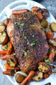 Roast meat for 15 minutes at 400 degrees, remove from oven and add 1/3 cup water to the bottom of the pan. Garlic Rosemary Pork Shoulder Butter Your Biscuit