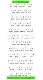 Lirik Lagu Oy Adek Berjilbab Ungu