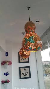 Mekan Uygulamalari Su Kabak Abajur Dekoratif Lamba Gourd Lamp Stuff Gourd Lamp Gourd Art Gourds
