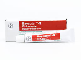 Baycuten N Cream Clotrimazole Dexamethasone For Anti Eczema Eczema Acne Care Dermatitis Treatment