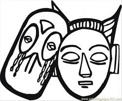 Download this adorable dog printable to delight your child. African Masks Coloring Page For Kids Free Africa Printable Coloring Pages Online For Kids Coloringpages101 Com Coloring Pages For Kids