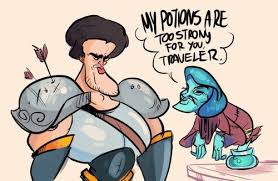 There are currently four types of potion: Potion Seller Comp