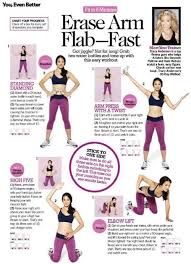 Erase Arm Flab Fast Tracy Anderson Fit In 6 Minutes Cosmopolitan Cosmo Arm Workout Get In Shape Workout