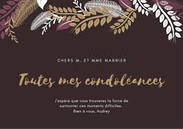 Les cartes de condoléances gratuites peuvent constituer un bon moyen en vue de faire comprendre à la personne que vous compatissez à sa douleur. Carte De Condoleances Gratuites A Personnaliser Canva