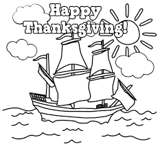 But this uniquely american holiday is not without controver. Thanksgiving Mayflower Coloring Page Free Printable Coloring Pages For Kids