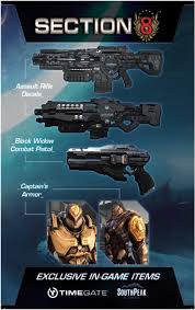 Reach level 50 in ranked. Unique Weapons Offered For Section 8 Pre Orders