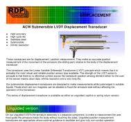 LDC Series DC to DC LVDT Displacement Transducer - RDP ...