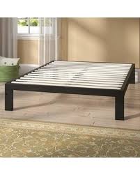 Cb2 simple black metal bed base. Amazing Savings On Alwyn Home Platform Bed Frame Metal In Black Size Full Wayfair Anew1274 37784208
