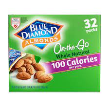 The delivery time is 2 business days from the day of order if ordered before 12:00 noon local time. Blue Diamond Whole Natural Almond 32 Ct Snack Packs Bjs Wholesale Club