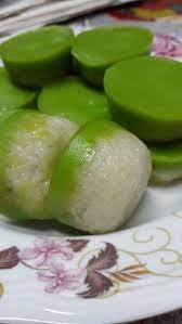 Cara Buat Kuih Seri Muka Guna Acuan Lompang Rasa Asian Dessert Recipe Asian Desserts Nyonya Food