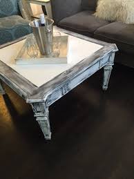 Distressed White Grey Black Coffee Table Farm House Coffee Etsy Coffee Table Distressed Coffee Table Black Coffee Tables