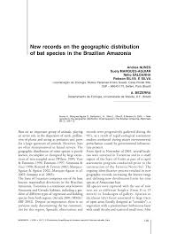 Contaminacin del rio torococha en juliaca y su impacto en la salud pblica. Pdf New Records On The Geographic Distribution Of Bat Species In The Brazilian Amazonia