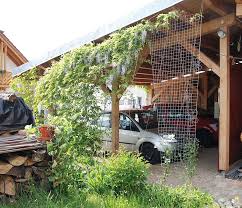 Moreover, if you decide to sell your house a carport will increase the value or you can simply pack it away and take it with you, too. Carport Greening With Climbing Plants