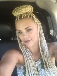 Whether you're looking for cornrow braids, box braid hairstyles, or a braided updo, these braided hairstyles will look amazing. White Girl Box Braids Caucasian Box Braids White Hair Braids White Girl Braids Rope Braided Hairstyle Box Braids Hairstyles