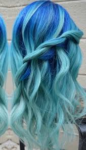 Royal Blue Turquoise Ice Blue Dyed Hair Color Hair Color Blue Dyed Hair Cute Hair Colors