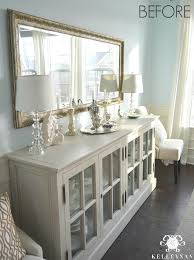 Sideboards, buffet tables and servers. Dining Room Update Vertical Vs Horizontal Buffet Mirror
