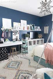 Stars, sports and the deep blue sea! Dark Blue Girls Room Cuckoo4design