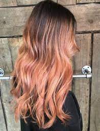 If you observe well, you can notice that we find more and more women who wear their hair illuminated by the ombre effect. 16 Trendy Hair Ombre Peach Colour Peach Hair Dye Ombre Hair Peach Hair Colors