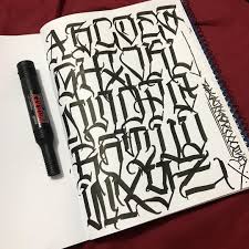 Chicano font presented by muntab_art has a premium tattoo style. Baganos Revolts Criminallettering My Alphabet Tattoo Lettering Alphabet Tattoo Lettering Fonts Graffiti Lettering Fonts