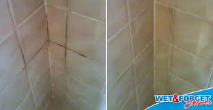 Dampen (don't soak) a sponge with the solution and apply it to. Grout Cleaning Just Got Easy Wet Forget Shower No More Scrubbing Life S Dirty Clean Easy