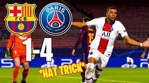 Thiago, mateo y ciro, con la del psg. Resumen Fc Barcelona 1 4 Psg Hat Trick Mbappe Octavos Uefa Champions League 2021 Youtube