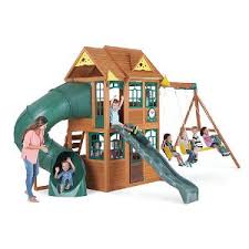 With a compact footprint of just 80 sq. Big Backyard Premium Collection Charleston Lodge Wood Swing Set Dealmoon