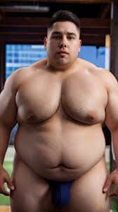 Daring chubby men showing their charms proudly