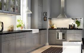 Grey kitchen cabinets with black granite countertops. Kitchen Gallery Kitchen Black Counter Black Kitchen Countertops Kitchen Black Worktop