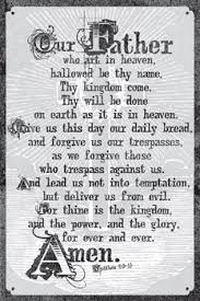 Our Father Who Art In Heaven Hallowed Be Thy Name Thy Kingdom Come Lyrics The Lord S Prayer Poster Matthew 6 9 13 Slingshot The Lords Prayer Our Father Who Art In Heaven Christian Posters