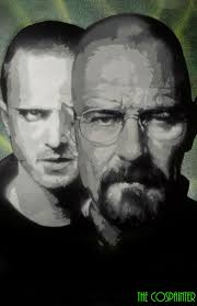 Breaking Bad Spray Paint Art Featuring Walt And Jesse Walter White Jesse Pinkman Graffiti Heisenberg Spray Painting Bryan Spray Paint Art Breaking Bad Art