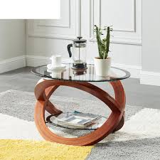 Consider placing a round ottoman coffee table off to one side of any seating configuration. Simple Round Sofa Side A Few Seating Areas Nordic Creative Ins Personality Tempered Glass Small Coffee Table Coffee Tables Aliexpress