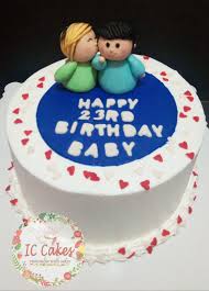 Birthday Cake Ideas For Husband And Wife Cute Couple Birthday Cake Cake Themed Cakes Birthday Cake