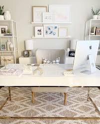 In addition, this style likes all its components to be matching in color. Feminine Tones Office In 2020 Home Office Design Cozy Home Office Home Office Setup