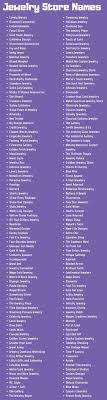 Names that start with b. Jewelry Store Names 400 Jewelry Business Names