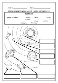Our science worksheets for kids are a great way to simultaneously challenge and engage your young one. Earth Science Worksheets Label The Planets In Our Solar System Teaching Resources