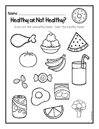 Hands down, the best site for easy to access free nutrition worksheets and printables is nourish interactive.in fact, a good portion of the sites i find in a google search for printables, are sites that have really just scraped the good worksheets from nourish interactive.so, save some time, and go straight to the source if you are looking for more. Healthy Foods Worksheet Free Download The Super Teacher