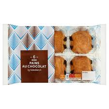Sainsbury S Mini Pains Au Chocolat X6 Sainsbury S