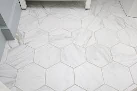 White marble mosaic floor tiles. My Favorite Porcelain Marble Tile Angela Marie Made