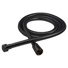 American Standard Amarilis 59 In Handheld Shower Hose In Matte Black 8888035 243 The Home Depot Shower Hose Hand Held Shower Shower Accessories