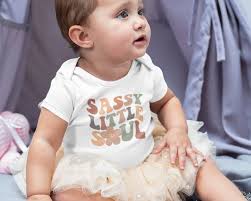 Sassy Little Soul Baby Short Sleeve Onesie®, Baby Onesie, Gift For Baby  Girl, Baby Shower Birthday Gift, Preemie, Newborn, 0-24 Months