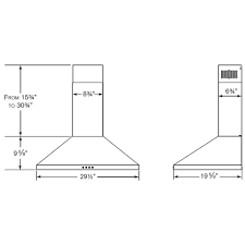 A range hood is one of the most important appliances in the kitchen. Nw830ss Nutone 30 In Convertible Wall Mount Pyramid Chimney Range Hood With Led Light In Stainless Steel